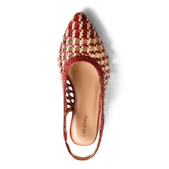 GIOSEPPO SLINGBACK 79251 INTRECCIO ROSSO