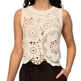 GOA GOA CANOTTA LUNA BIANCO ECRU