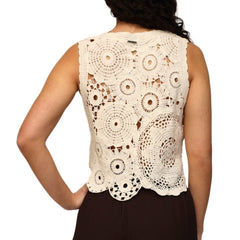 GOA GOA CANOTTA LUNA BIANCO ECRU