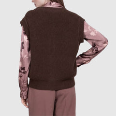 GOA GOA GILET PURITA MARRONE