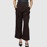 GOA GOA PANTALONE JULIA MARRONE