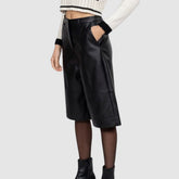 GOA GOA PANTALONI EFFETTO PELLE GAUXA NERO