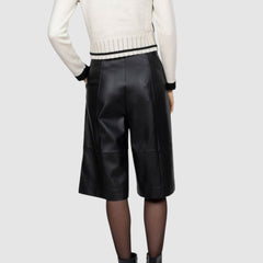 GOA GOA PANTALONI EFFETTO PELLE GAUXA NERO