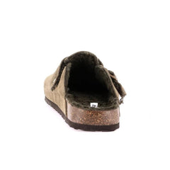 Interno in eco-pelliccia e sughero della ciabatta Grünland Bobo CB2247 Oliva.