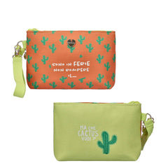 HAT YOU POCHETTE CACTUS BR0533 ARANCIONE