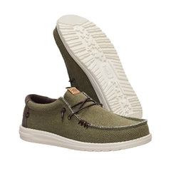 HEY DUDE WALLY BRAIDED 40003 3CI VERDE MILITARE