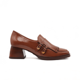 HISPANITAS MOCASSINO TACCO FRANGE 254218 CUOIO