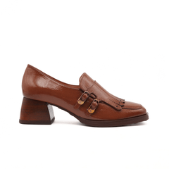 HISPANITAS MOCASSINO TACCO FRANGE 254218 CUOIO