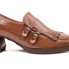 HISPANITAS MOCASSINO TACCO FRANGE 254218 CUOIO
