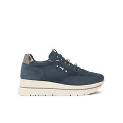 NERO GIARDINI SNEAKERS CAMOSCIO I514105D 207 BLU