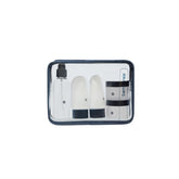 Set flaconi da viaggio in silicone con pouch trasparente e zip