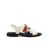 LE BOHÈMIEN SANDALO SC35 BIANCO/NERO