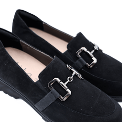 ÈLITE TOMASI MOCASSINO LEANDRA ACCESSORIO NERO