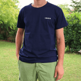 BERNA T-SHIRT M2510723 LOGO BLU