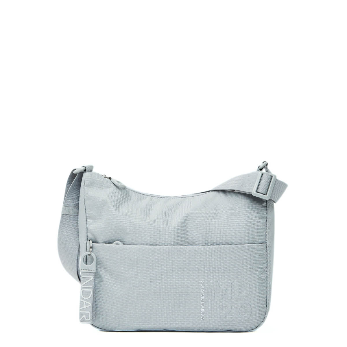 Borsa Mandarina Duck MD20 Hobo colore ghiaccio in poliestere elegante