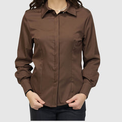 MARYLEY CAMICIA 26IB001 MARRONE