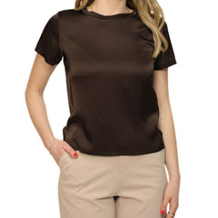 MARYLEY T-SHIRT 820 MARRONE