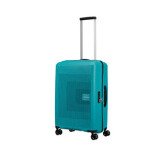 AMERICAN TOURISTER TROLLEY MEDIO MD8-002-21 AEROSTEP TURQUOISE TONIC