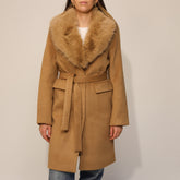 RINO&PELLE CAPPOTTO MEYA MARRONE