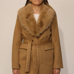 RINO&PELLE CAPPOTTO MEYA MARRONE