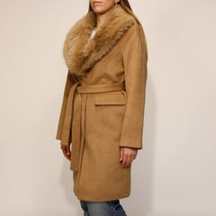 RINO&PELLE CAPPOTTO MEYA MARRONE