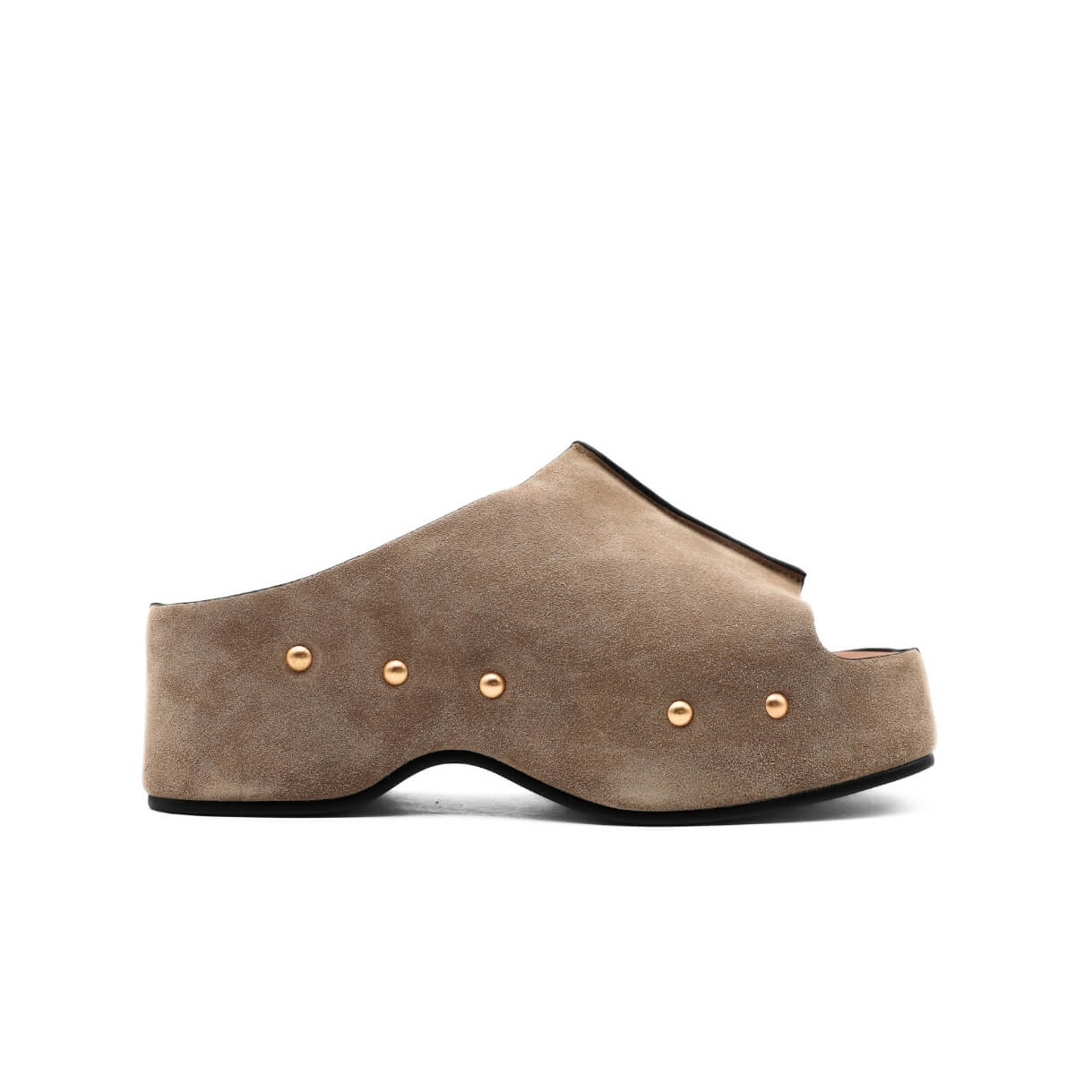 Miss Olivia Ciabatta Carola-G3 Tortora in Pelle Scamosciata.