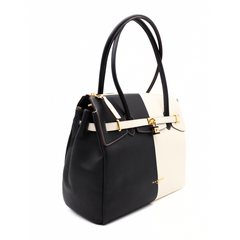 NANNINI BORSA MOANA 18530 BIANCO NERO