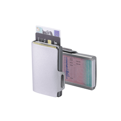 MONDRAGHI PORTAFOGLIO MC32100 SAFFIANO ARGENTO