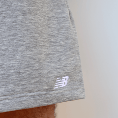 NEW BALANCE PANTALONCINI FELPA MS41520 GRIGIO