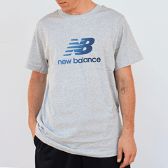 NEW BALANCE T-SHIRT MT51503 GRIGIA