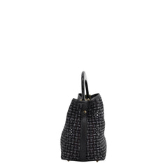 MY-BEST BAG BORSA RAFFIA INGRID 2041 NERO