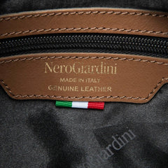 NERO GIARDINI BORSA A SPALLA CAMOSCIO I644343D 427 TABACCO