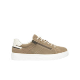 Sneakers uomo Nero Giardini E601131U 501 beige in camoscio e pelle.