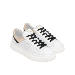 NERO GIARDINI SNEAKERS PELLE I617431D 707 BIANCHE