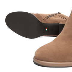NERO GIARDINI STIVALETTO CAMOSCIO I617691D 442 TABACCO