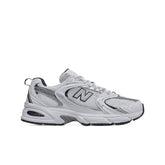 Sneakers New Balance 530 argento e blu in mesh