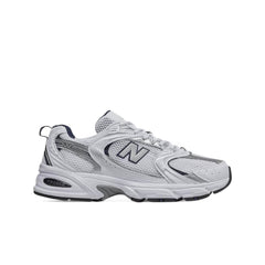 Sneakers New Balance 530 argento e blu in mesh