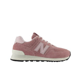 Sneakers New Balance 574 rosa in suede e mesh