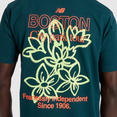 NEW BALANCE T-SHIRT MT61T0QMAAV VERDE