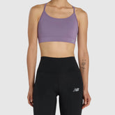 NEW BALANCE TOP SPORTIVO BRA WB51039AA5 VIOLA