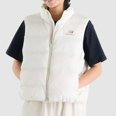 NEW BALANCE PIUMINO GILET WJ62O4EX PANNA