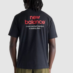 NEW BALANCE T-SHIRT MT62G7MG NERO
