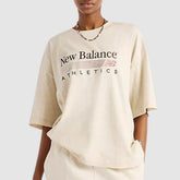 NEW BALANCE T-SHIRT WT6297MK BEIGE