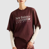 NEW BALANCE T-SHIRT WT6297MK BORDEAUX