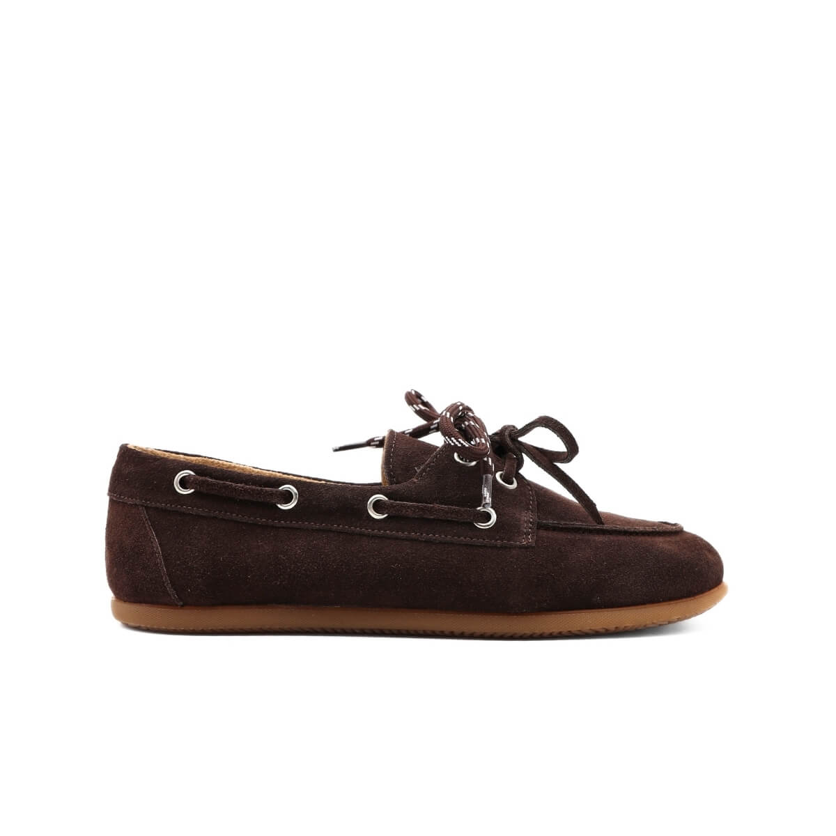 Mocassino da barca Officina 5120 in camoscio testa di moro.