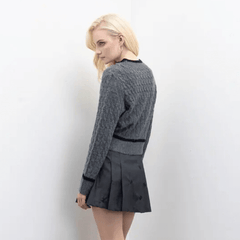 GOA GOA GONNA PANTALONE PATRASSO FIOCCHI GRIGIO