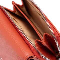 GIANNI CHIARINI PF5065 PORTAFOGLIO PELLE DOLLARO ARANCIO