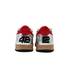 4B12 SNEAKERS PLAY NEW D219 LAMINATO ARGENTO