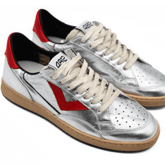 4B12 SNEAKERS PLAY NEW D219 LAMINATO ARGENTO