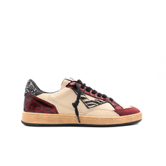 4B12 SNAKERS PLAY NEW D233 BIANCO BORDEAUX